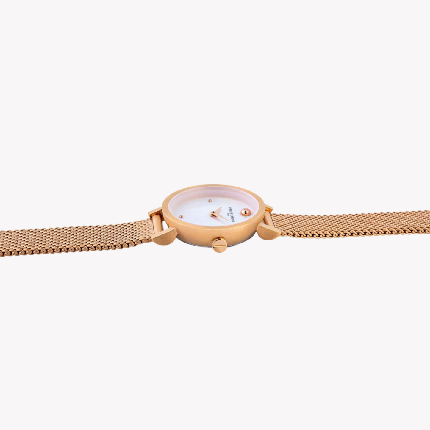 Pierre Cardin Women's Rose Gold Watch, White Dial | Ccm.0524