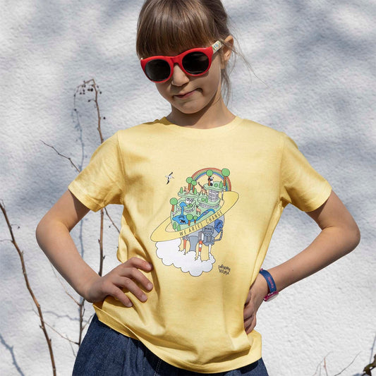Graphic T Shirts for Boys and Girls - Earth Day Print