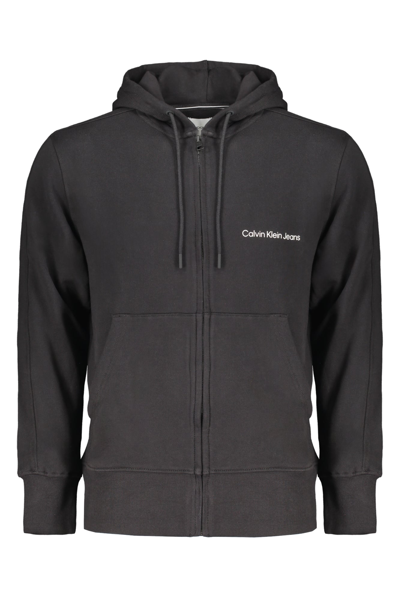CALVIN KLEIN MEN'S BLACK ZIP SWEATSHIRT